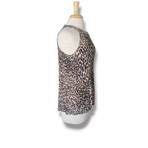Cable & Guage Animal Print Stretch Sleeveless Top. Size Medium - Picture 2 of 8